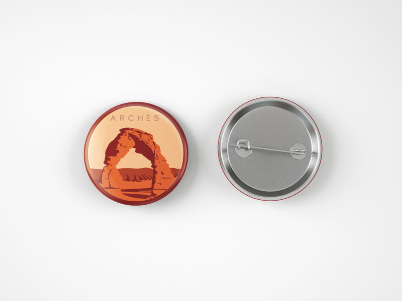 Arches National Park Button Pin