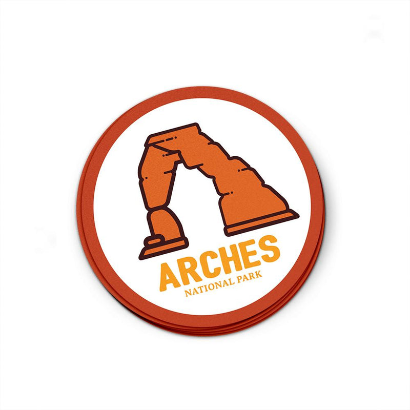 Arches National Park Sticker | National Park Decal - Albion Mercantile Co.
