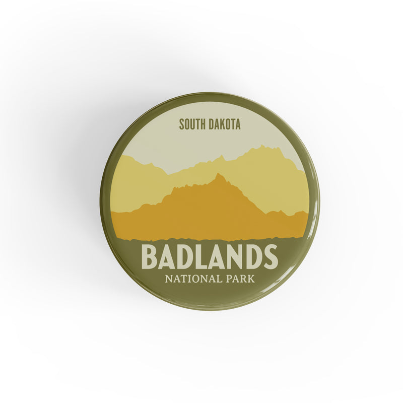 Badlands National Park Button Pin
