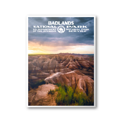 Badlands National Park Poster - Albion Mercantile Co.