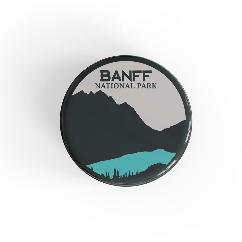 Banff National Park Button Pin