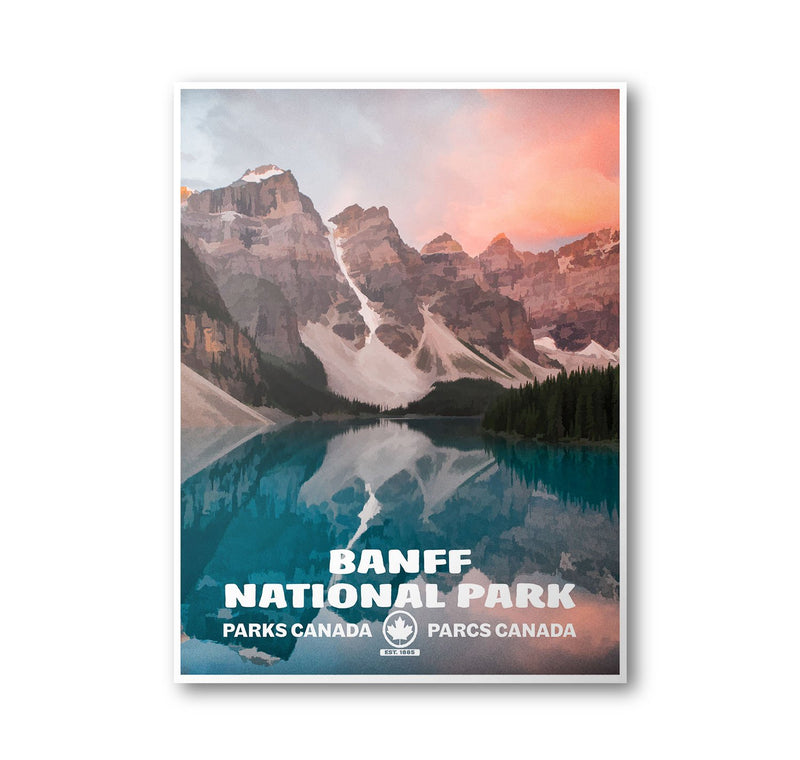 Banff National Park Poster - Albion Mercantile Co.