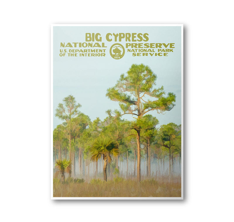 Big Cypress National Preserve Poster - Albion Mercantile Co.