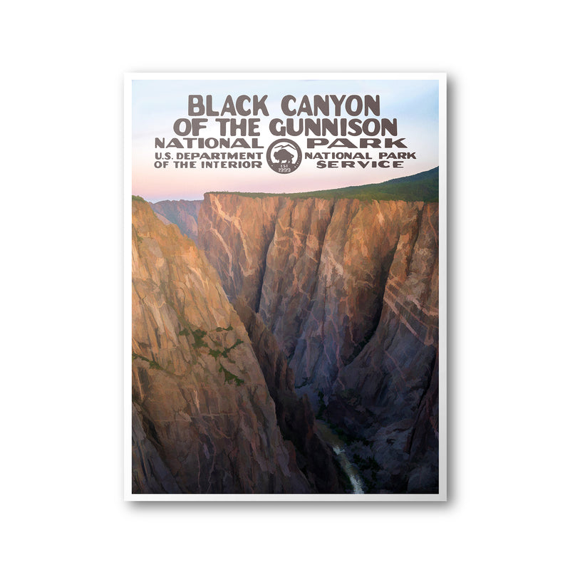 Black Canyon Of The Gunnison National Park Poster