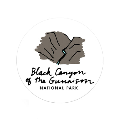 Black Canyon Of The Gunnison National Park Sticker - Albion Mercantile Co.