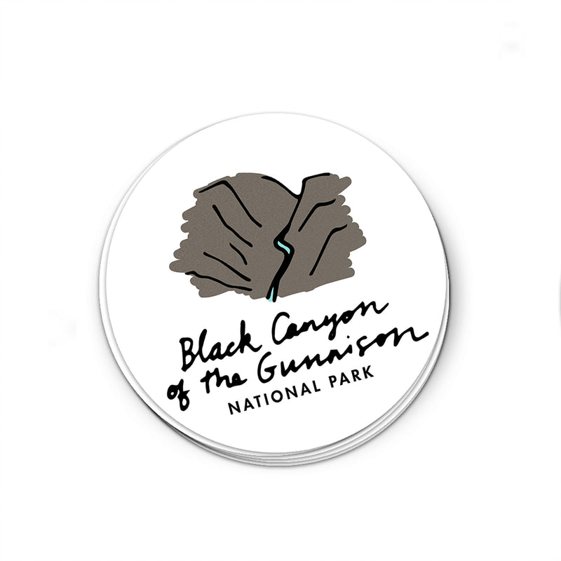 Black Canyon Of The Gunnison National Park Sticker - Albion Mercantile Co.