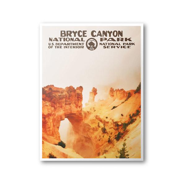 Bryce Canyon National Park Poster (Window) - Albion Mercantile Co.