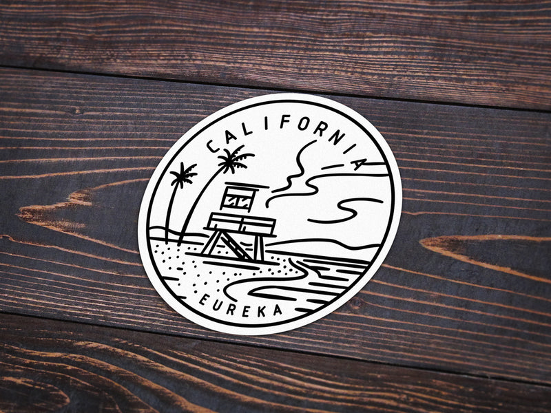 California Sticker - Albion Mercantile Co.