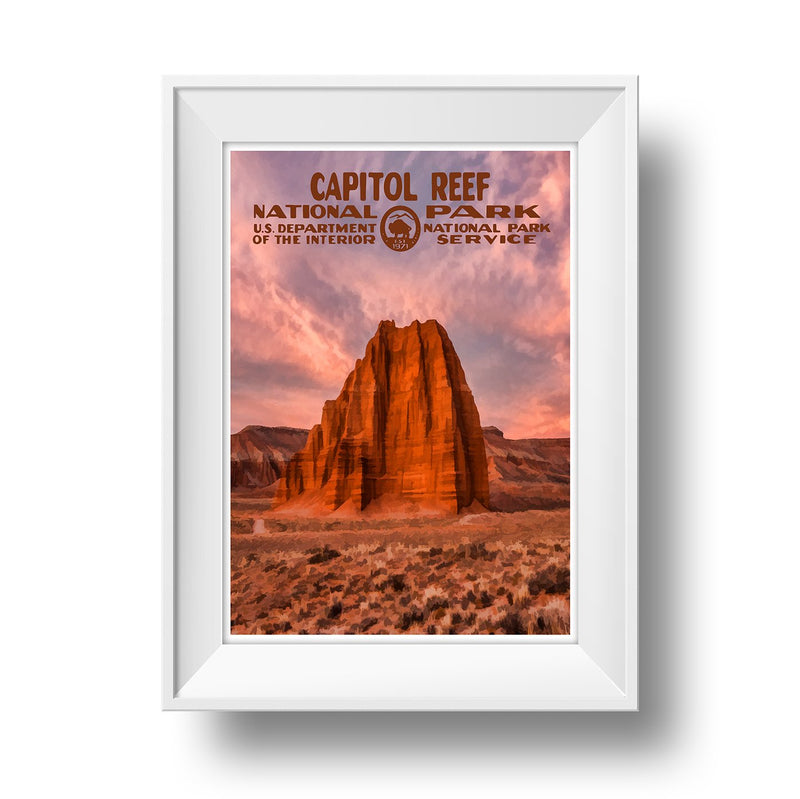 Capitol Reef National Park Poster - Albion Mercantile Co.