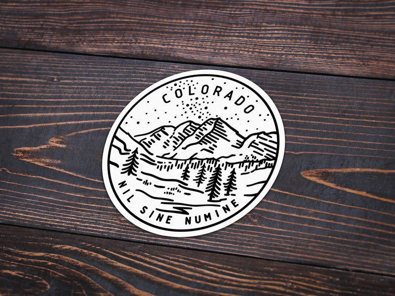 Colorado Sticker - Albion Mercantile Co.