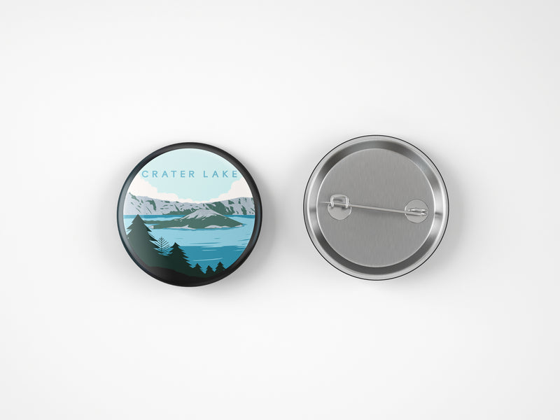 Crater Lake National Park Button Pin