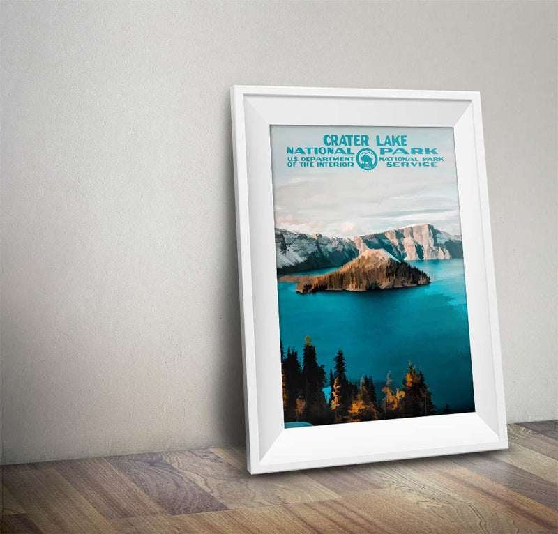 Crater Lake National Park Poster - Albion Mercantile Co.