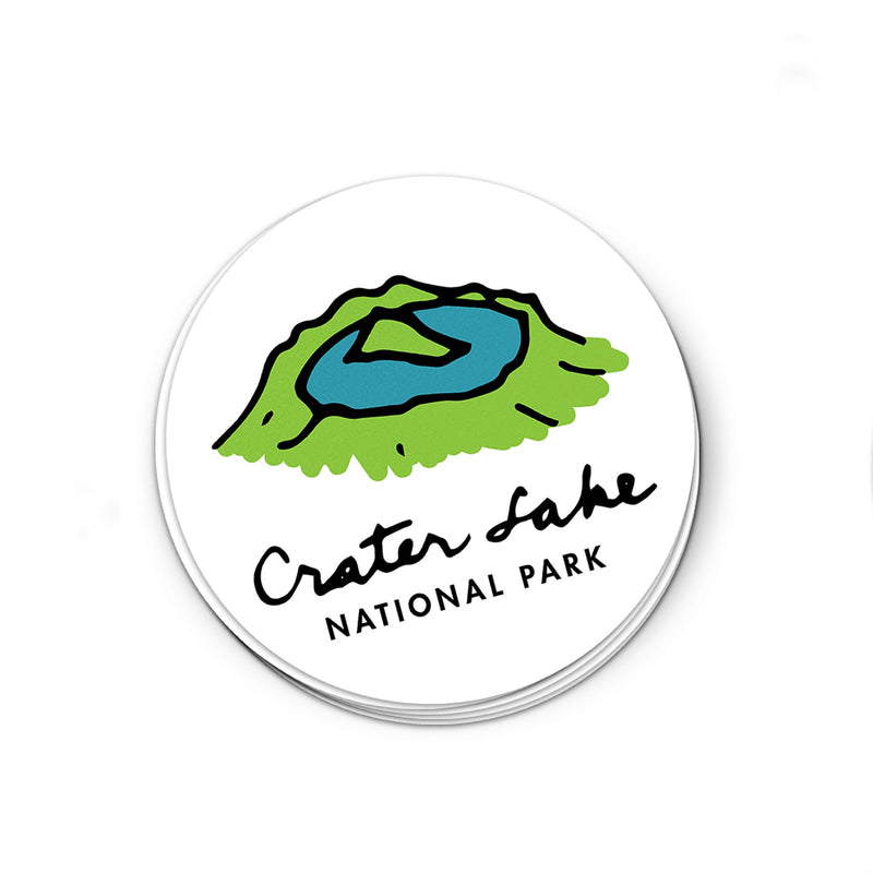 Crater Lake National Park Sticker - Albion Mercantile Co.