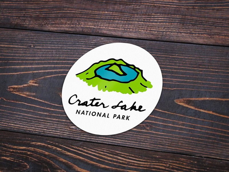 Crater Lake National Park Sticker - Albion Mercantile Co.