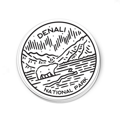 Denali National Park Sticker | National Park Decal - Albion Mercantile Co.
