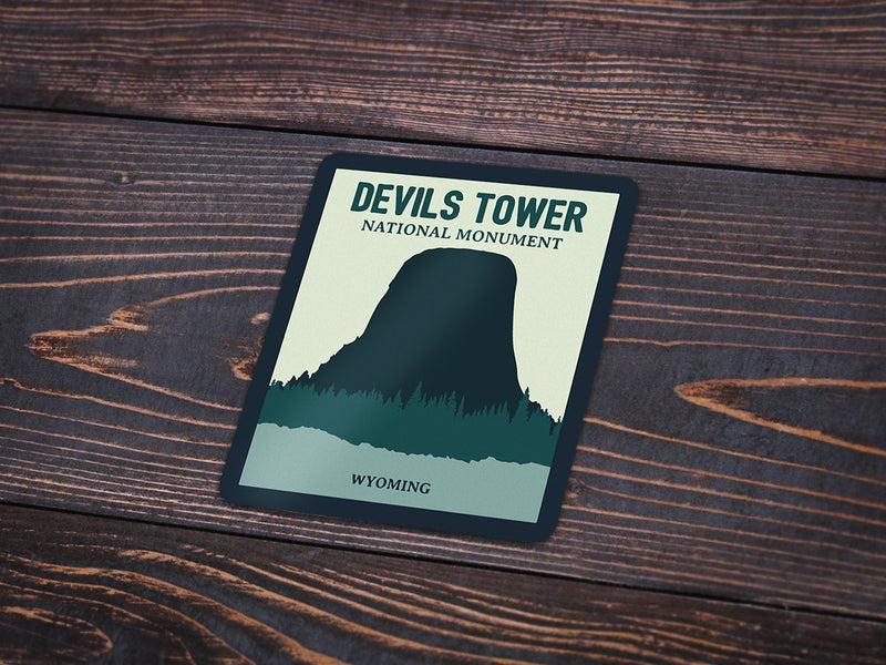Devils Tower National Monument Sticker - Albion Mercantile Co.