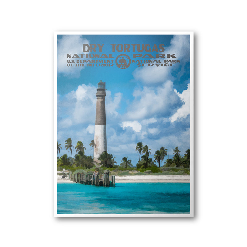 Dry Tortugas National Park Poster (Lighthouse)