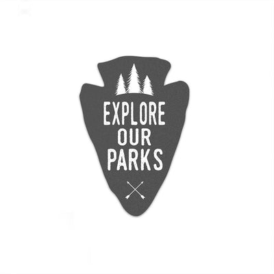 Explore Our Parks Sticker | National Park Sticker | National Park Decal - Albion Mercantile Co.