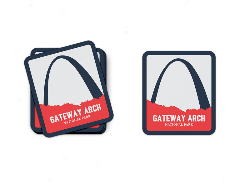Gateway Arch National Park Sticker | National Park Decal - Albion Mercantile Co.