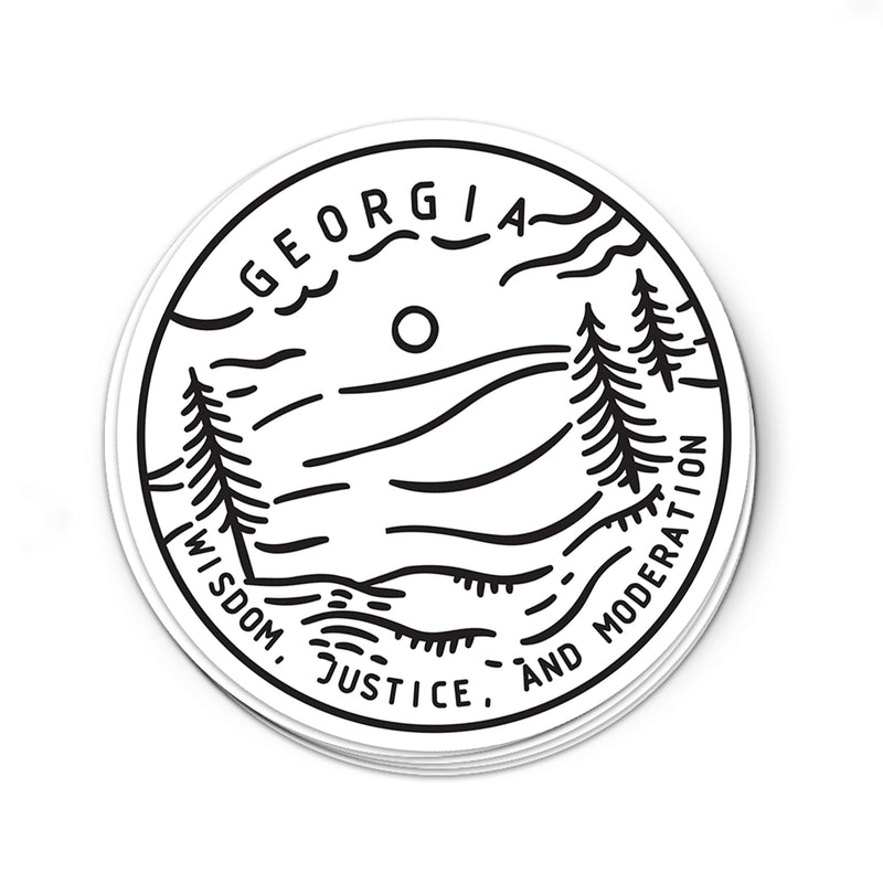 Georgia Sticker - Albion Mercantile Co.