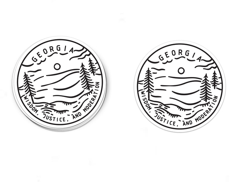 Georgia Sticker - Albion Mercantile Co.