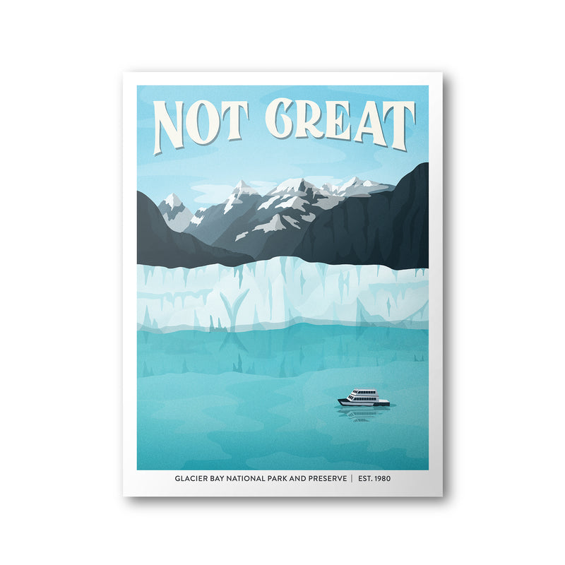 Glacier Bay National Park Poster | Subpar Parks Poster