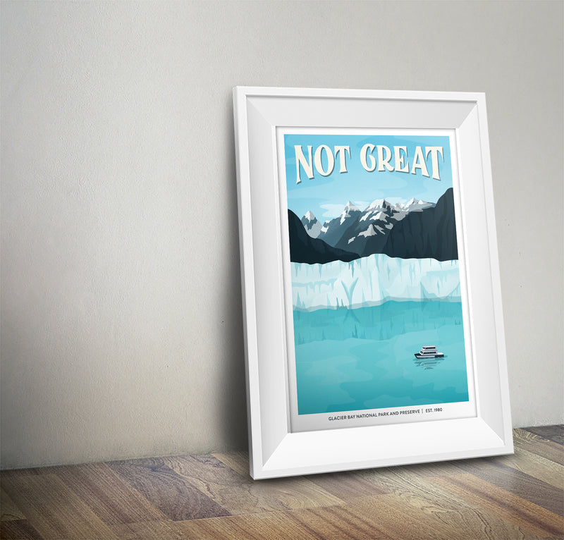 Glacier Bay National Park Poster | Subpar Parks Poster
