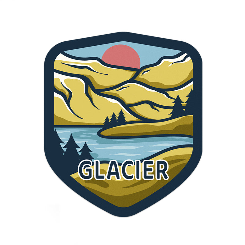 Glacier National Park Sticker | National Park Decal