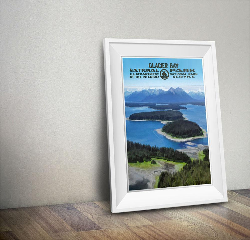 Glacier Bay National Park Poster - Albion Mercantile Co.