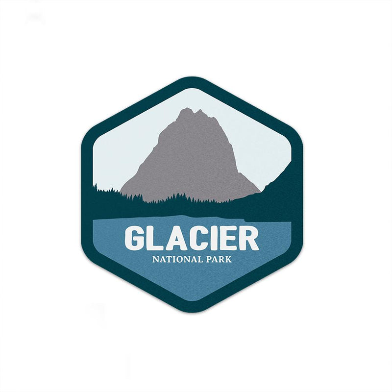 Glacier National Park Sticker | National Park Decal - Albion Mercantile Co.