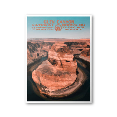 Glen Canyon National Recreation Area Poster - Albion Mercantile Co.