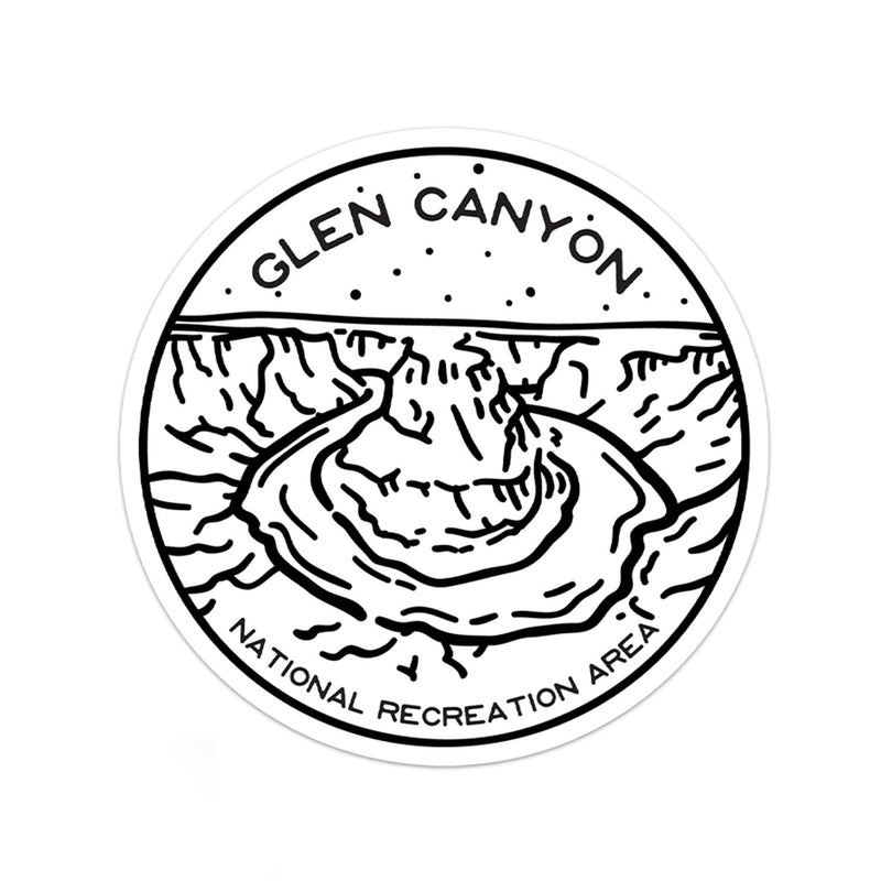 Glen Canyon National Recreation Area Sticker | National Park Decal - Albion Mercantile Co.