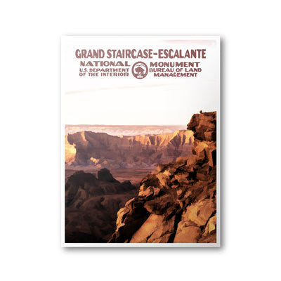 Grand Staircase-Escalante National Monument Poster - Albion Mercantile Co.