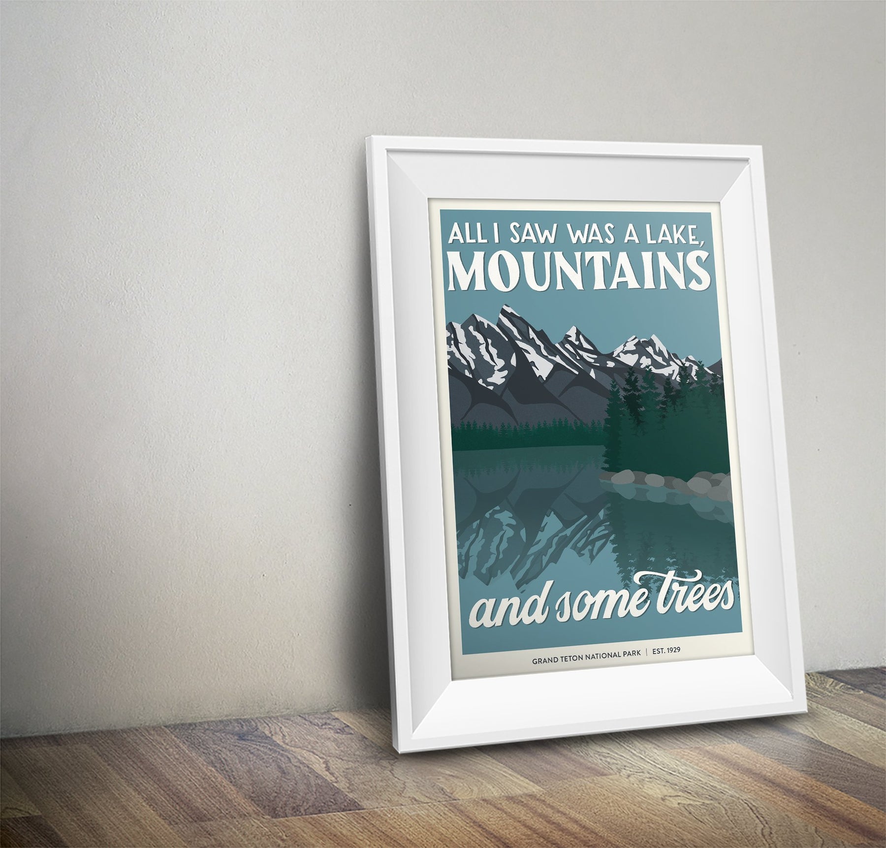 Grand Teton National Park Poster | Subpar Parks Poster – Albion Mercantile