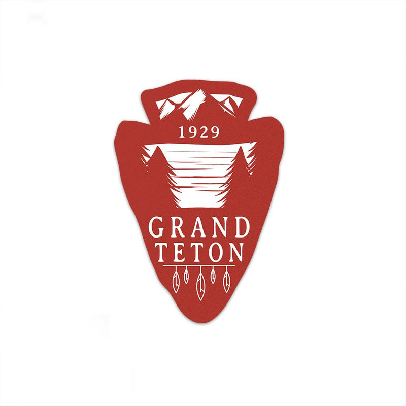 Grand Teton National Park Sticker | National Park Decal | Multiple Sizes Available - Albion Mercantile Co.