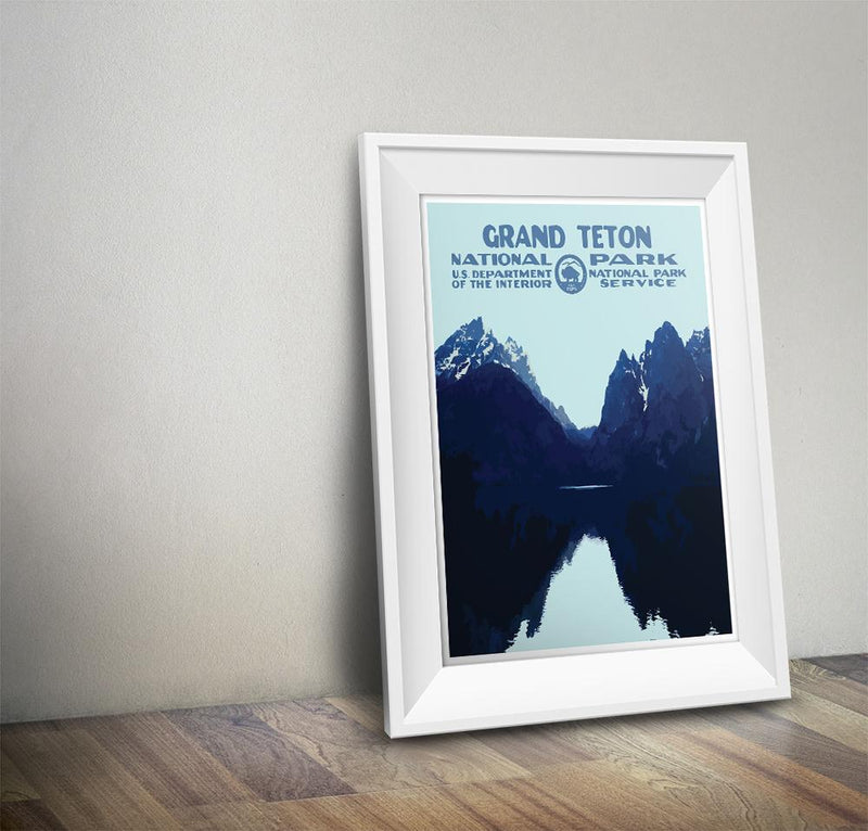 Grand Teton National Park Poster (Lake) - Albion Mercantile Co.