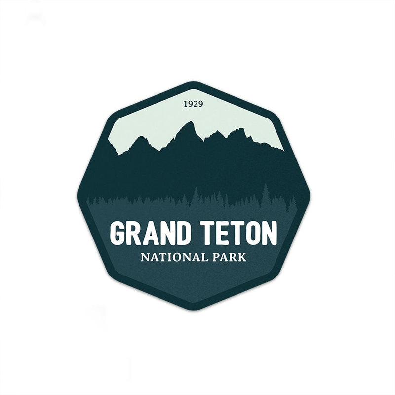 Grand Teton National Park Sticker | National Park Decal - Albion Mercantile Co.