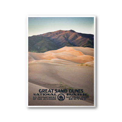 Great Sand Dunes National Park Poster - Albion Mercantile Co.