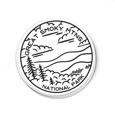 Great Smoky Mountains National Park Sticker | National Park Decal - Albion Mercantile Co.