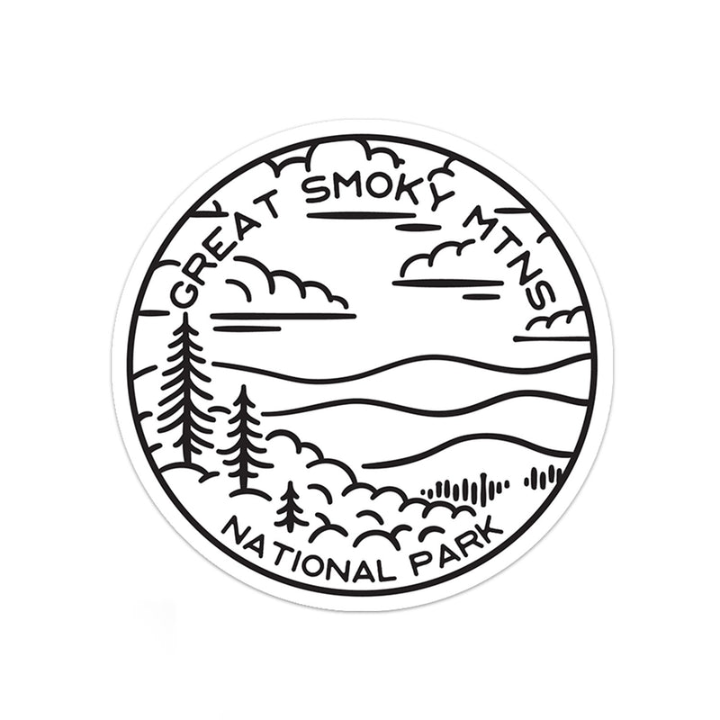 Great Smoky Mountains National Park Sticker | National Park Decal - Albion Mercantile Co.