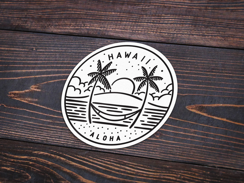 Hawaii Sticker - Albion Mercantile Co.