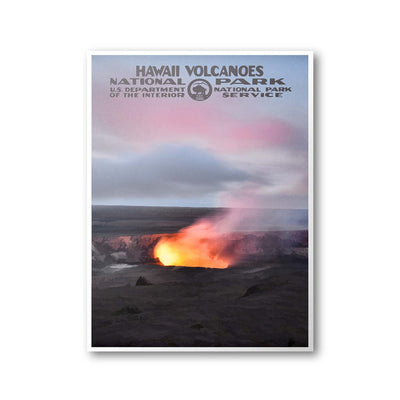 Hawaii Volcanoes National Park Poster - Albion Mercantile Co.