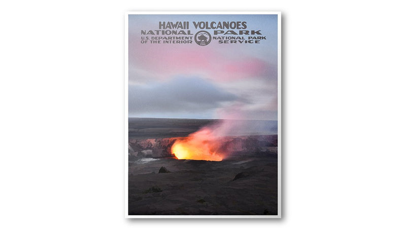 Hawaii Volcanoes National Park Poster - Albion Mercantile Co.