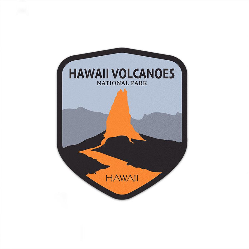 Hawaii Volcanoes National Park Sticker | National Park Decal - Albion Mercantile Co.