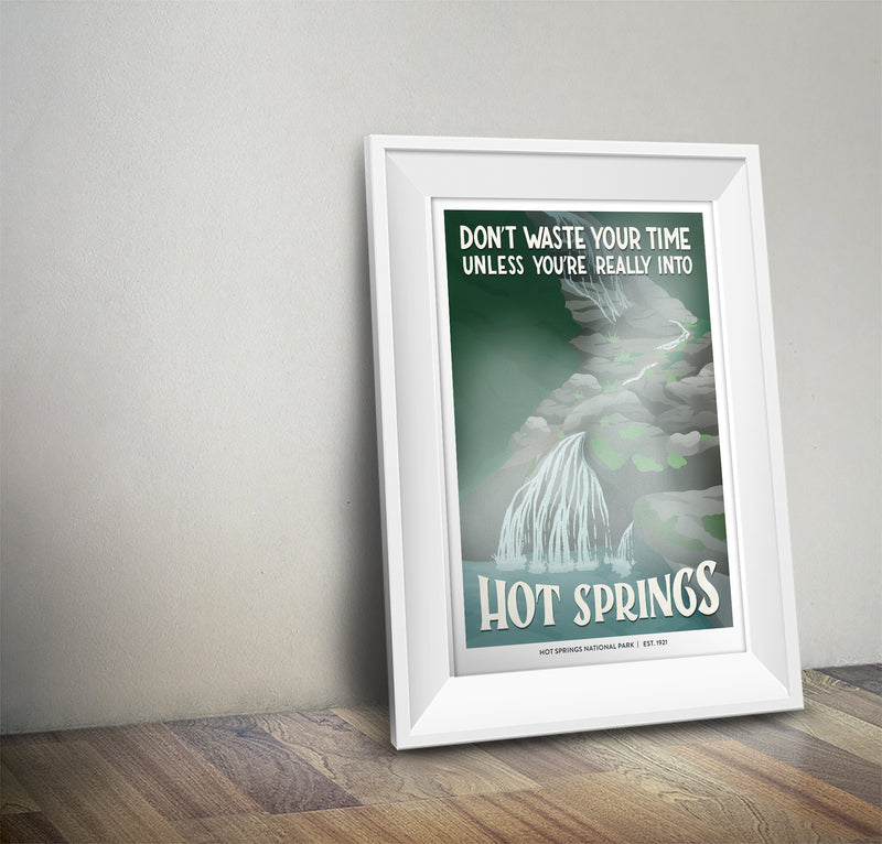 Hot Springs National Park Poster | Subpar Parks Poster