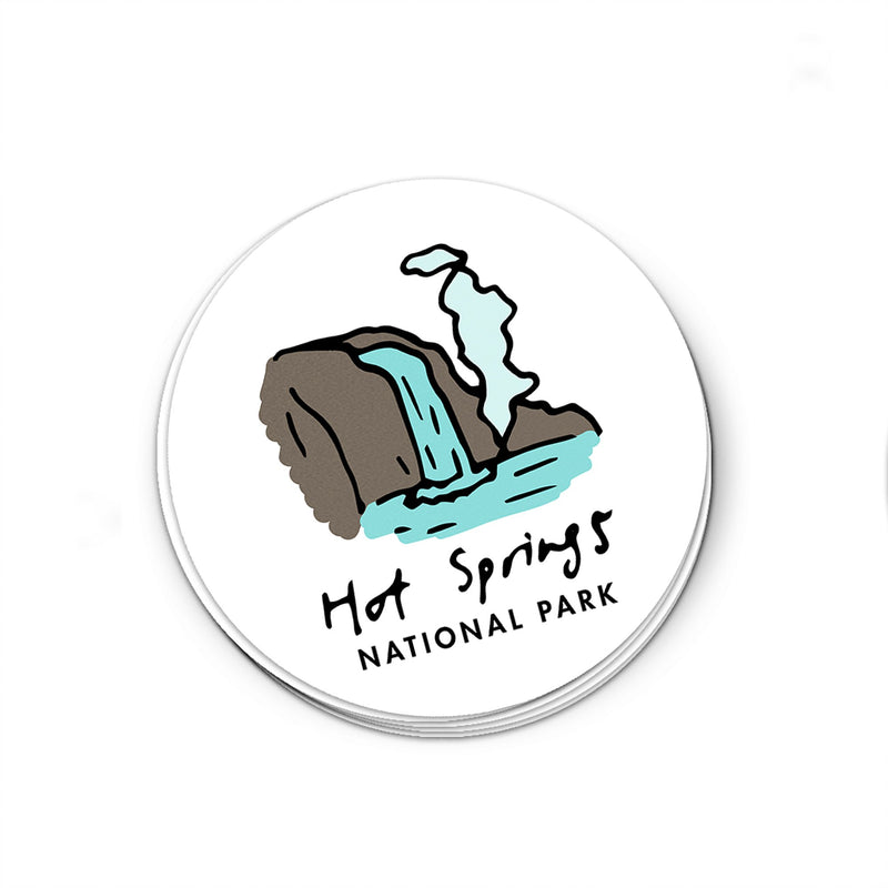 Hot Springs National Park Sticker - Albion Mercantile Co.