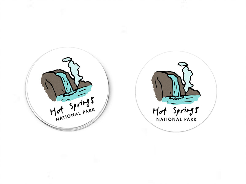 Hot Springs National Park Sticker - Albion Mercantile Co.
