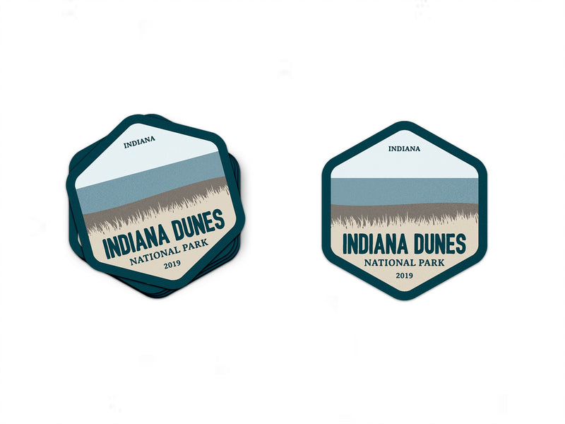 Indiana Dunes National Park Sticker - Albion Mercantile Co.