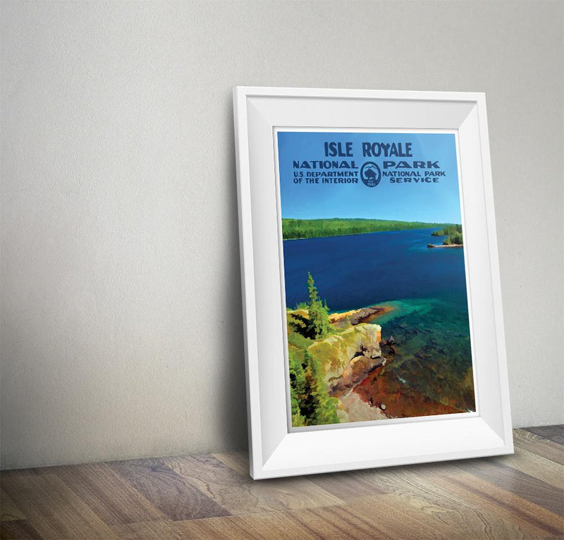 Isle Royale National Park Poster - Albion Mercantile Co.