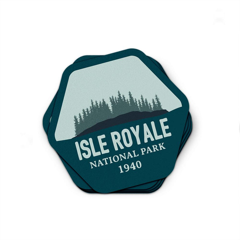 Isle Royale National Park Sticker | National Park Decal - Albion Mercantile Co.